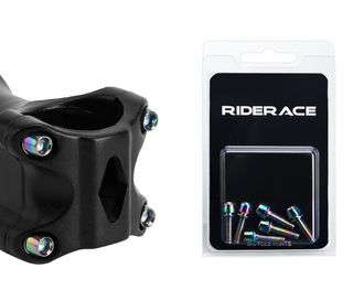 6 Viti in titanio per potenza bici MTB in acciaio