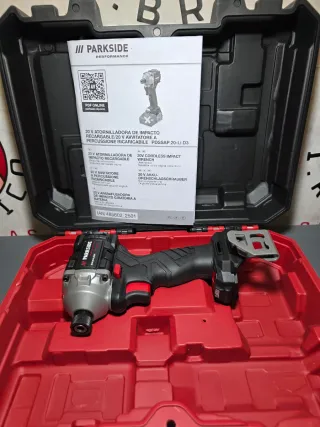 Atornilladora Impacto Parkside 20V Performance