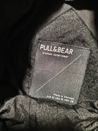 Chaqueta nailon Negra Talla M