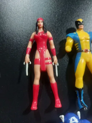 Set 3 Figure Marvel: Daredevil, Wolverine, Capitan