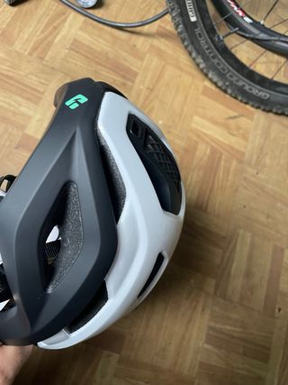 Casco Lazer Blanco Nuevo talla M