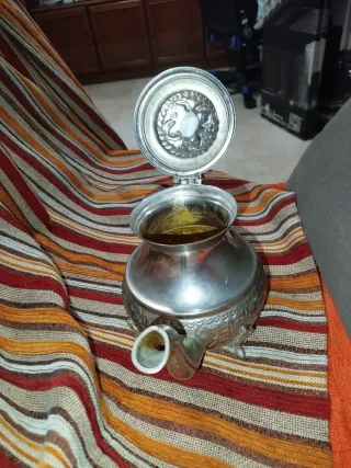 Tetera Antigua Plateada