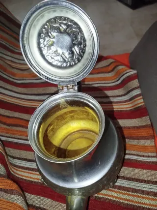 Tetera Antigua Plateada