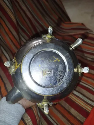 Tetera Antigua Plateada