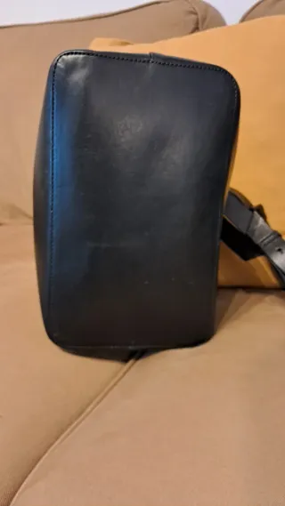 Bolso Massimo Dutti Negro Piel