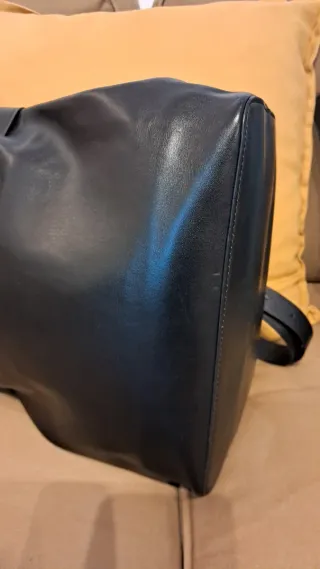 Bolso Massimo Dutti Negro Piel