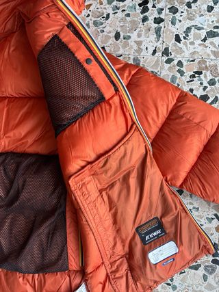 Giubbotto K-Way Arancione