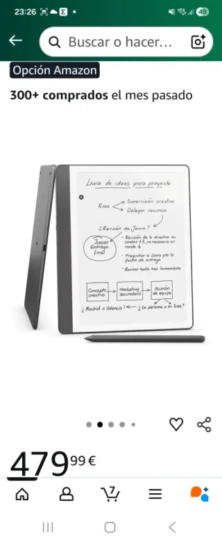 Kindle Scribe 64 GB con Lápiz Premium