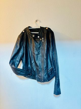 Chaqueta Biker Negra Atmosphere Talla M