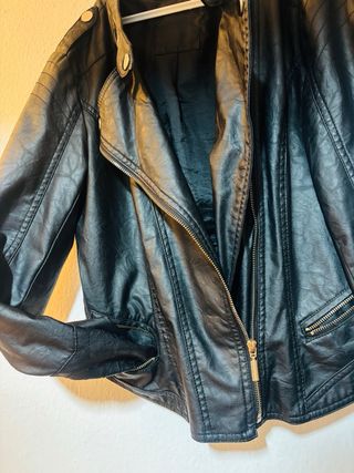 Chaqueta Biker Negra Atmosphere Talla M