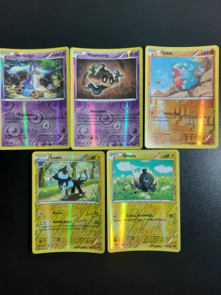 Lotto Carte Pokémon XY Turbo Crash Reverse