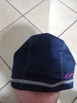 Cuffia nuoto bambina blu