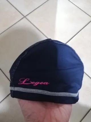 Cuffia nuoto bambina blu