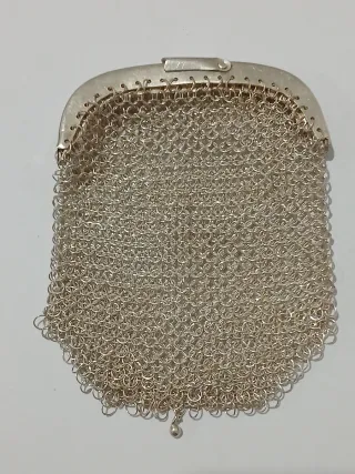 Porta Moedas Vintage Prata 925