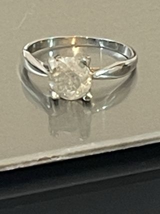 Anillo Oro 18k Diamante Natural 1.76 Ct G/I1