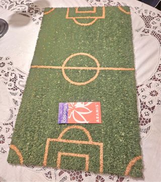 Tapete Fibra de Coco Campo Futebol
