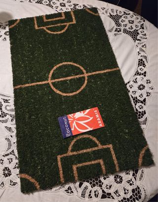 Tapete Fibra de Coco Campo Futebol