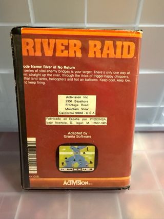 River Raid Activision MSX
