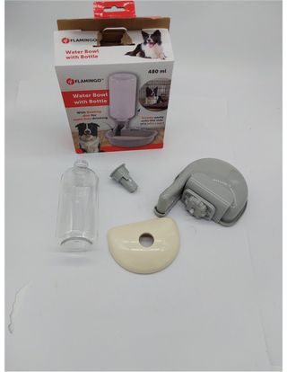 Flamingo Botella de Agua Diza - Gris - 480 ml - 14