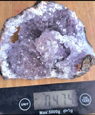 Drusa di quarzo ametista