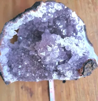 Drusa di quarzo ametista
