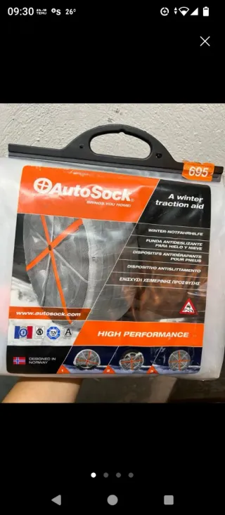 Cadenas Textiles Autosock 695.