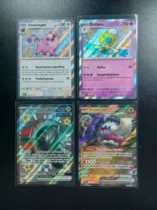 Pokèmon Destino di Paldea Shiny/Full art/Ex set