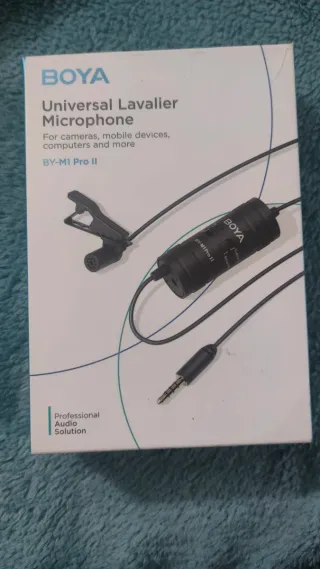 Microfone Lapela Boya BY-M1 Pro II Universal
