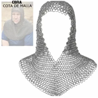 Cofia Verdugo Almófar Cota de Malla
