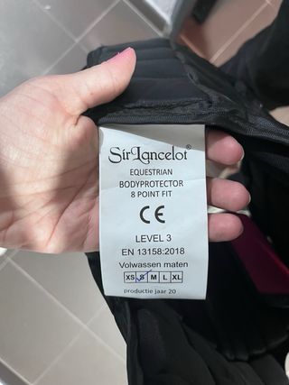 Chaleco protector equitación Nitrex NX3