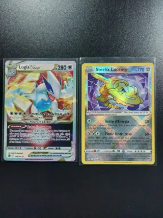 Lotto carte Pokémon V/Shiny Tempesta e Origine