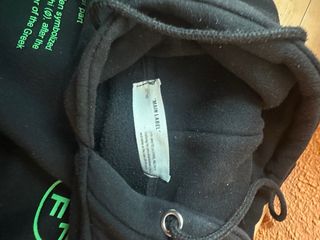 Felpa Off-White nera con stampa Golden Ratio