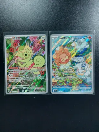 Lotto Illustrazioni rare Pokémon Scintille Folgora