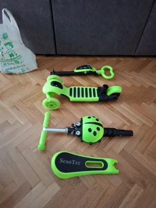 Patinete 3 ruedas 2-8 años