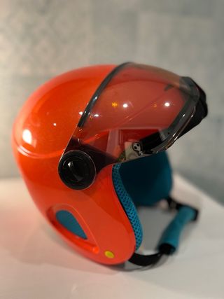 Casco Esquí Infantil H450 53-56cm Naranja