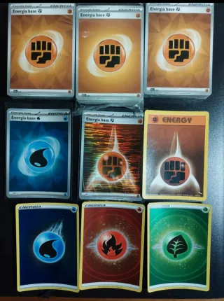 Lotto Energie Pokémon Holo, Vintage e Sealed