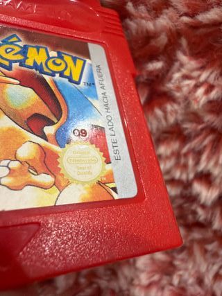Pokémon Rojo Game Boy Nintendo Original -ESP