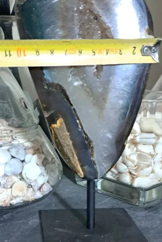 Fetta Geode Agata su Piede