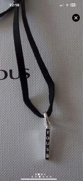 Collar Tous Lingote Plata