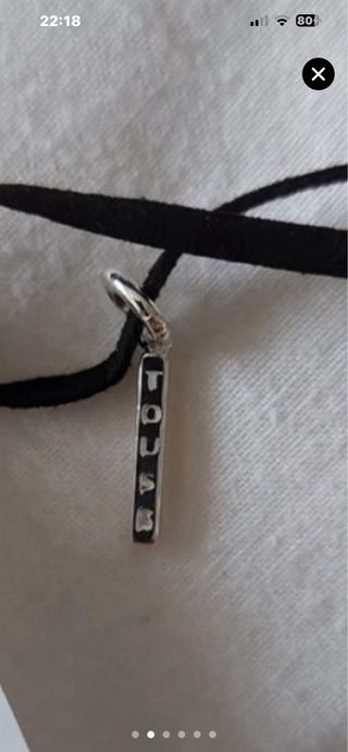 Collar Tous Lingote Plata