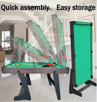 Mesa de billar plegable