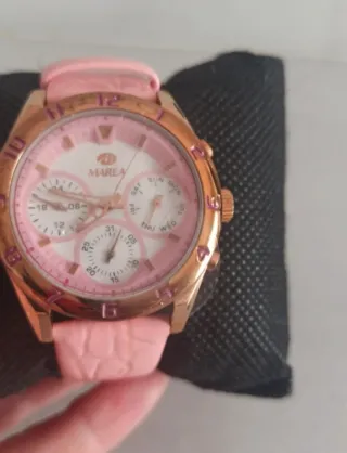 Reloj Marea Mujer Dorado y Rosa