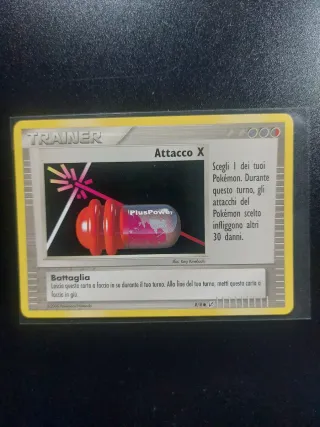 Trainer Attacco X 8/8 Pokemon Trading figure game