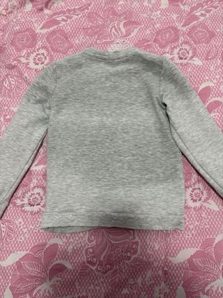 Maglietta bimba Trudi grigia con volpe natalizia