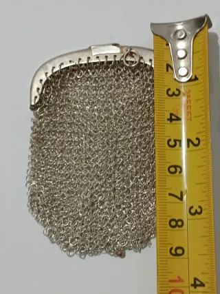 Porta Moedas Vintage Prata 925