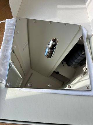 Kit soffione doccia acciaio lucido