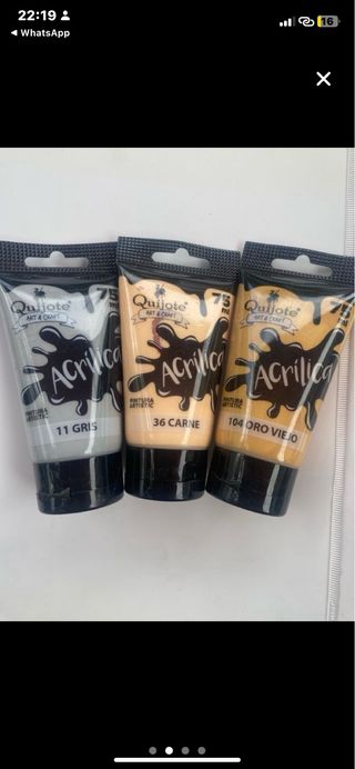 Pinturas Acrílicas Quijote 75ml