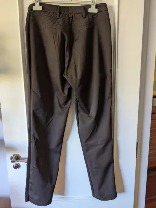 Pantalón Enrique Vals marrón con cremallera