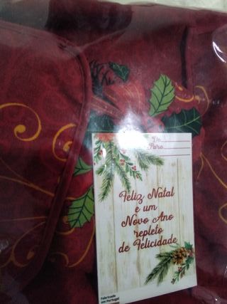 Conjunto Avental, Pega e Luva de Natal