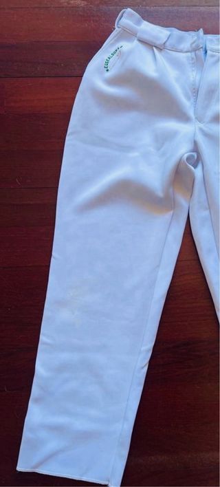 Pantalón Ceremonial Blanco Euskalduna